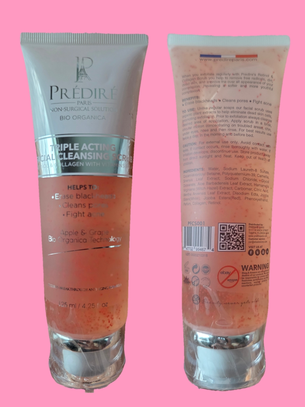 Prédiré Triple Acting Facial Cleansing Scrub